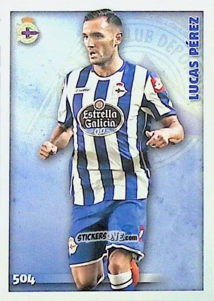 Cromo Lucas Pérez - Las Fichas Quiz De La Liga 2014-2015 n. 504 - Mundicromo