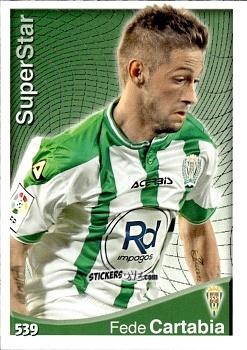 Figurina Fede Cartabia - Las Fichas Quiz De La Liga 2014-2015 n. 539 - Mundicromo