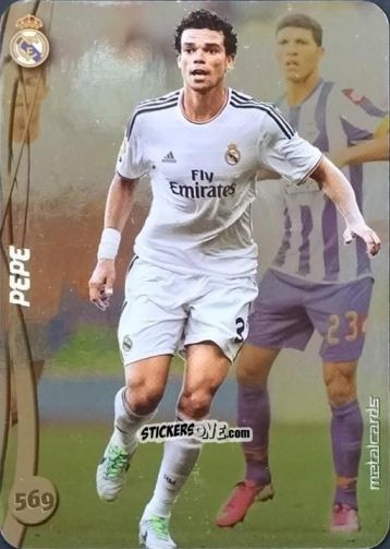 Figurina Pepe - Las Fichas Quiz De La Liga 2014-2015 n. 569 - Mundicromo