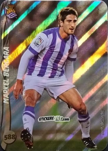 Figurina Markel Bergara - Las Fichas Quiz De La Liga 2014-2015 n. 588 - Mundicromo