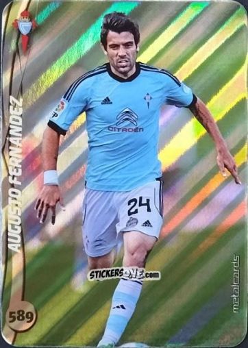 Figurina Augusto Fernández - Las Fichas Quiz De La Liga 2014-2015 n. 589 - Mundicromo