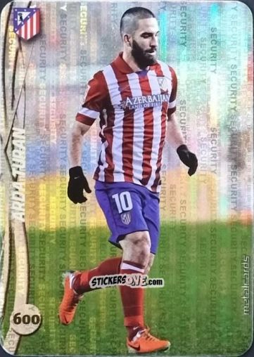 Cromo Arda Turan - Las Fichas Quiz De La Liga 2014-2015 n. 600 - Mundicromo