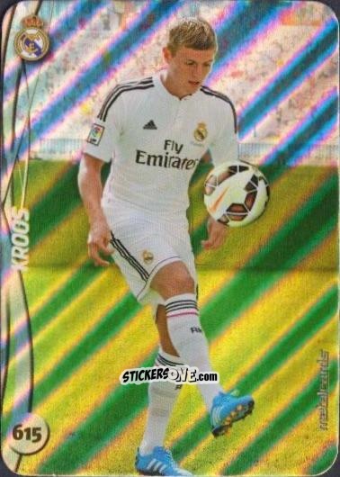 Sticker Kroos - Las Fichas Quiz De La Liga 2014-2015 n. 615 - Mundicromo