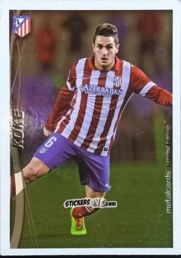 Cromo Koke - Las Fichas Quiz De La Liga 2014-2015 n. T6 - Mundicromo