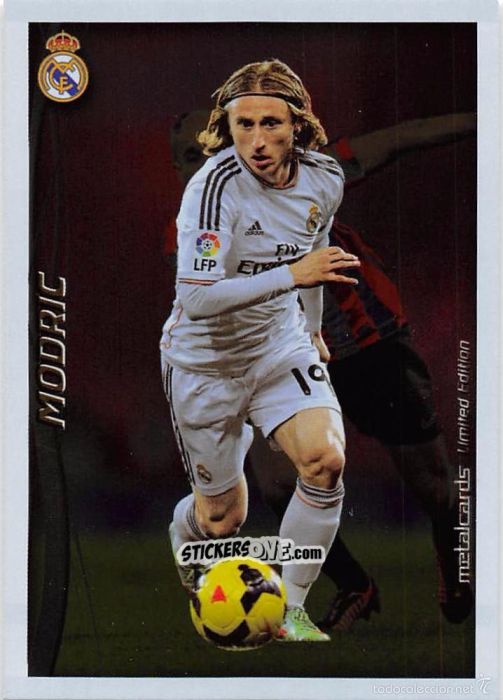 Cromo Modric - Las Fichas Quiz De La Liga 2014-2015 n. T7 - Mundicromo