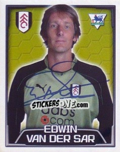 Sticker Edwin van der Sar - Premier League Inglese 2003-2004 n. 231 - Merlin