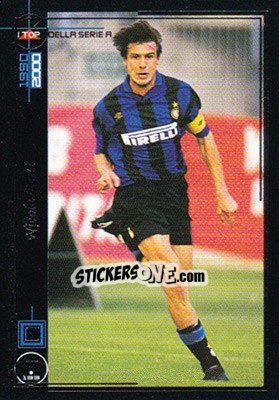 Sticker Nicola Berti - I Top Della Serie A 1990-2000 n. 17 - Panini