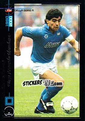 Cromo Diego Maradona - I Top Della Serie A 1990-2000 n. 72 - Panini