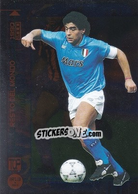 Cromo Diego Maradona - I Top Della Serie A 1990-2000 n. IR19 - Panini