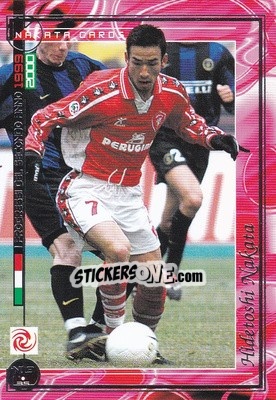 Figurina Internazionale Vs Perugia - Nakata - I Top Della Serie A 1990-2000 n. N19 - Panini