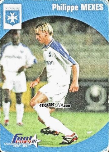Cromo Philippe Mexes - Foot Best Of D1 2000-2001 n. 2 - Panini