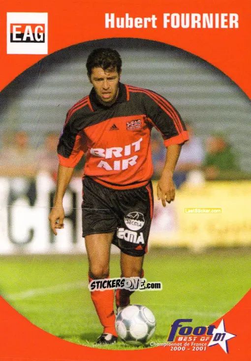 Figurina Hubert Fournier - Foot Best Of D1 2000-2001 n. 23 - Panini