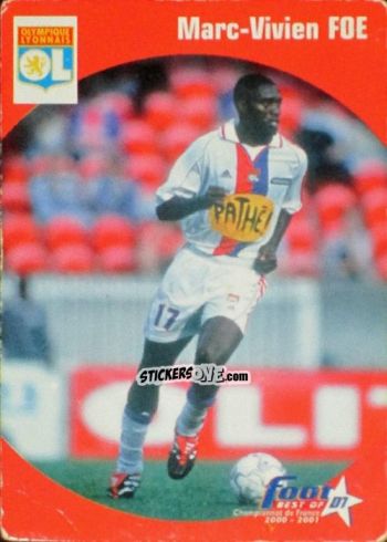 Cromo Marc-Vivien Foe - Foot Best Of D1 2000-2001 n. 47 - Panini