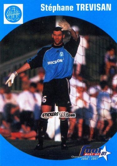 Figurina Stephane Trevisan - Foot Best Of D1 2000-2001 n. 50 - Panini