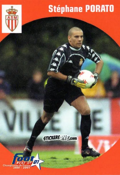 Figurina Stephane Porato - Foot Best Of D1 2000-2001 n. 64 - Panini