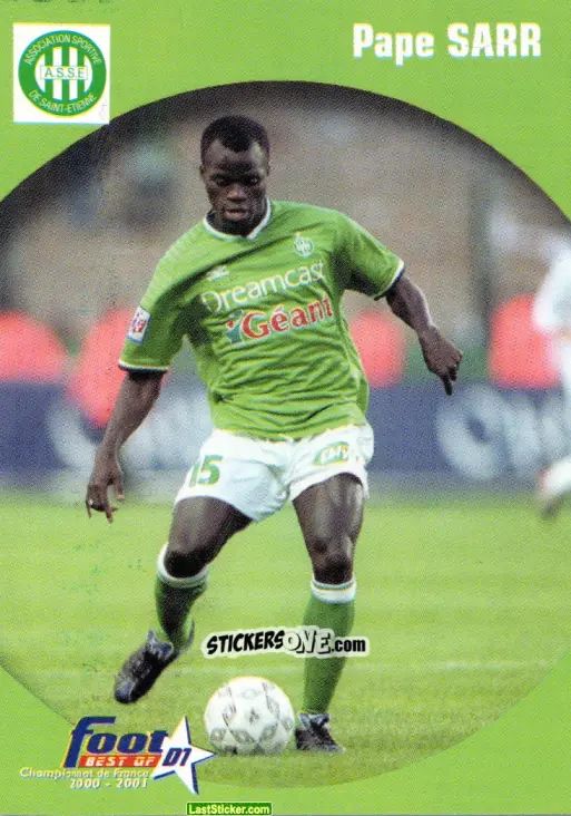Cromo Pape Sarr - Foot Best Of D1 2000-2001 n. 96 - Panini