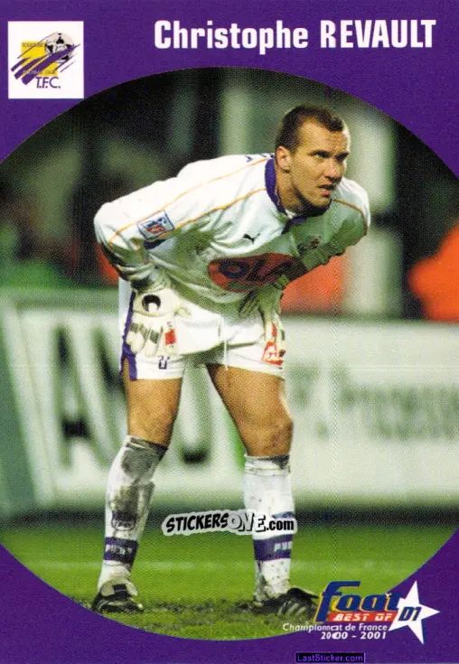 Cromo Christophe Revault - Foot Best Of D1 2000-2001 n. 113 - Panini