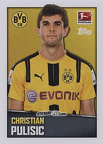 Cromo Christian Pulisic - German Football Bundesliga 2016-2017 n. 99 - Topps