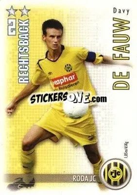 Cromo Davy De Fauw - All Stars Eredivisie 2006-2007 n. 207 - Magicboxint