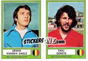 Figurina Vanden Daele/Gerets - Euro Football 78 n. 14 - Panini