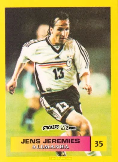 Sticker Jens Jeremies - Mos Euro 2000 n. 35 - NO EDITOR