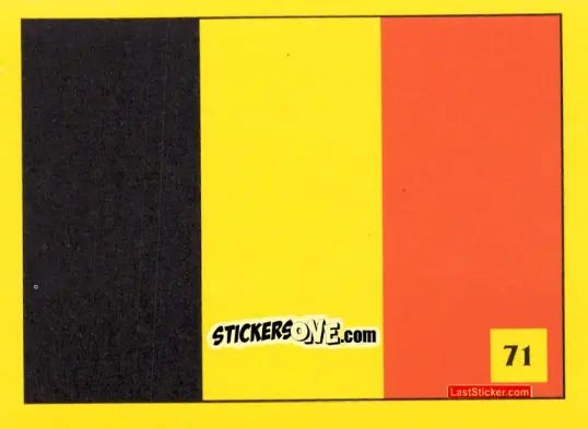 Sticker Bandeira - Mos Euro 2000 n. 71 - NO EDITOR