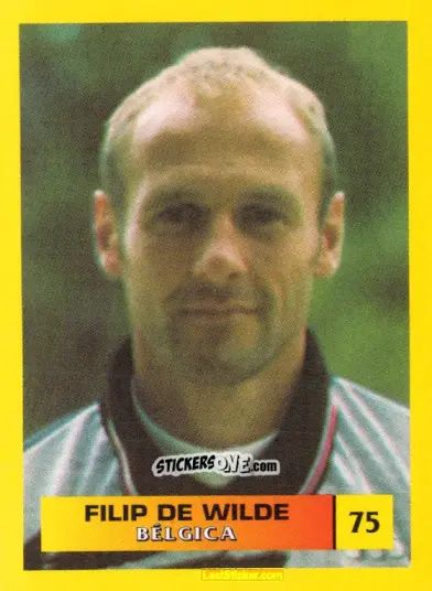 Cromo Filip De Wilde - Mos Euro 2000 n. 75 - NO EDITOR