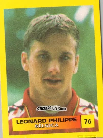 Sticker Leonard Philippe - Mos Euro 2000 n. 76 - NO EDITOR
