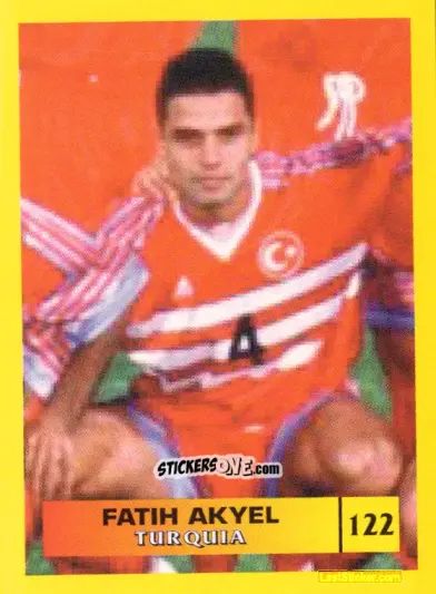 Cromo Fatih Akyel - Mos Euro 2000 n. 122 - NO EDITOR