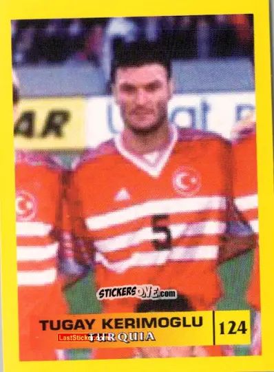 Cromo Tugay Kerimoglu - Mos Euro 2000 n. 124 - NO EDITOR