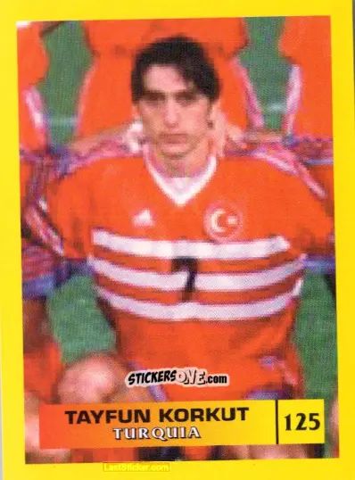 Figurina Tayfun Korkut - Mos Euro 2000 n. 125 - NO EDITOR