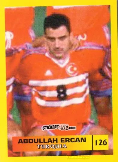 Cromo Abdullah Ercan - Mos Euro 2000 n. 126 - NO EDITOR