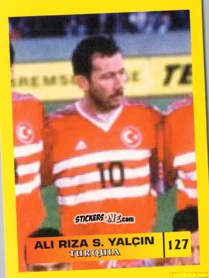 Cromo Ali Riza S. Yalçin - Mos Euro 2000 n. 127 - NO EDITOR