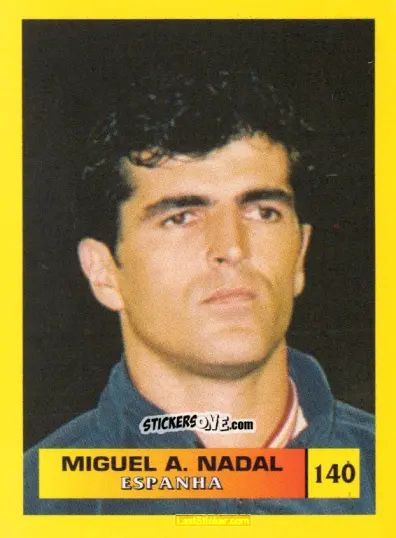 Sticker Miguel A. Nadal - Mos Euro 2000 n. 140 - NO EDITOR
