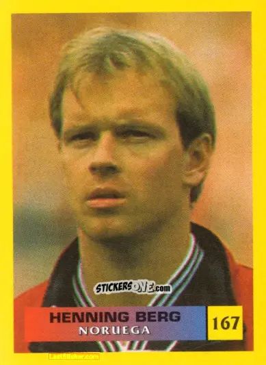 Figurina Henning Berg - Mos Euro 2000 n. 167 - NO EDITOR