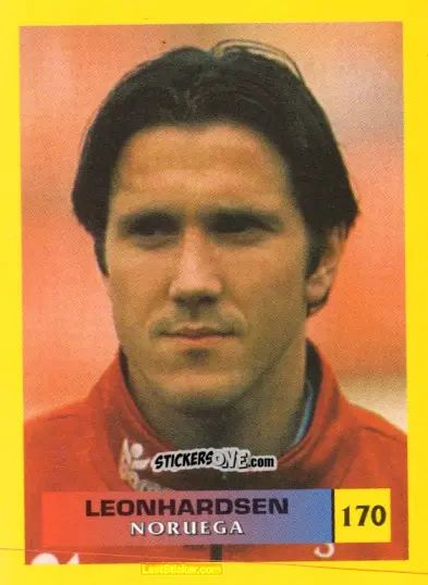 Cromo Leonhardsen - Mos Euro 2000 n. 170 - NO EDITOR