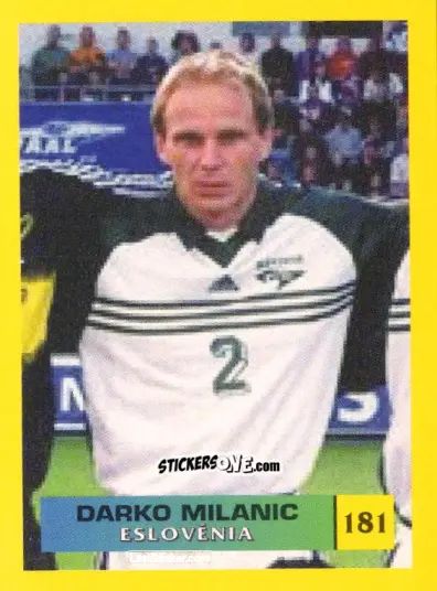 Cromo Darko Milanic - Mos Euro 2000 n. 181 - NO EDITOR