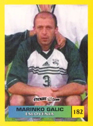 Cromo Marinko Galic - Mos Euro 2000 n. 182 - NO EDITOR