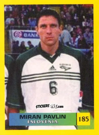 Sticker Miran Pavlin - Mos Euro 2000 n. 185 - NO EDITOR