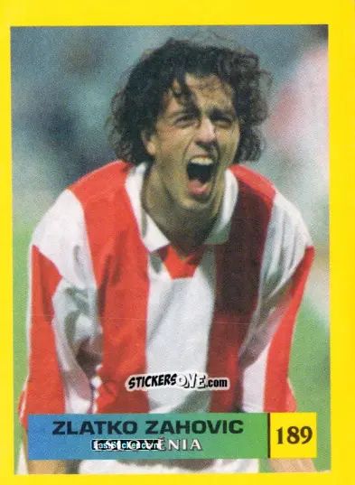 Cromo Zlatko Zahovic - Mos Euro 2000 n. 189 - NO EDITOR