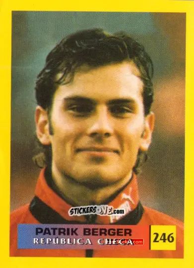 Cromo Patrik Berger - Mos Euro 2000 n. 246 - NO EDITOR