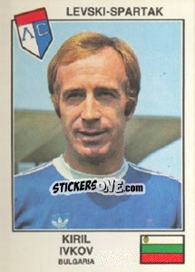 Figurina Ivkov(Levski-Spartak) - Euro Football 79 n. 365 - Panini