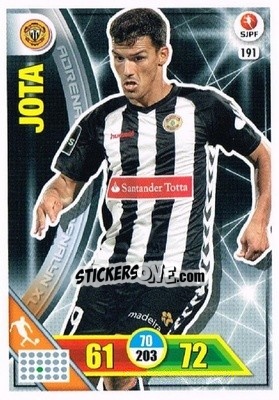 Figurina Jota - Liga NOS 2016-2017. Adrenalyn XL n. 191 - Panini