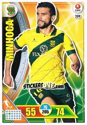 Cromo Minhoca - Liga NOS 2016-2017. Adrenalyn XL n. 209 - Panini