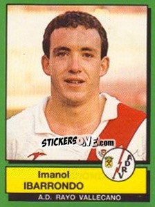 Figurina Imanoi Ibarrondo - Futbol 90 n. 222 - Panini