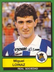 Sticker Miguel Loinaz - Futbol 90 n. 268 - Panini