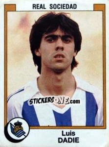 Figurina Luis Dadie - Liga Spagnola 1987-1988 n. 313 - Panini