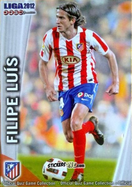 Sticker Filipe Luís - Campeonato Nacional De Liga 2011-2012 n. 168 - Mundicromo