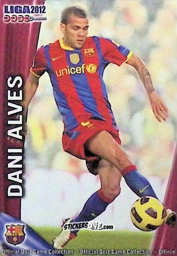 Figurina Dani Alves - Campeonato Nacional De Liga 2011-2012 n. 6 - Mundicromo