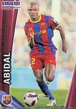 Sticker Abidal - Campeonato Nacional De Liga 2011-2012 n. 9 - Mundicromo